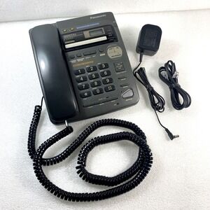 Vintage Panasonic KX-T2840 Integrated Answering System Phone w/ Caller ID, Works